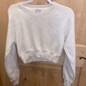 Aritzia Tna Cozy Fleece Perfect Raglan Sweatshirt